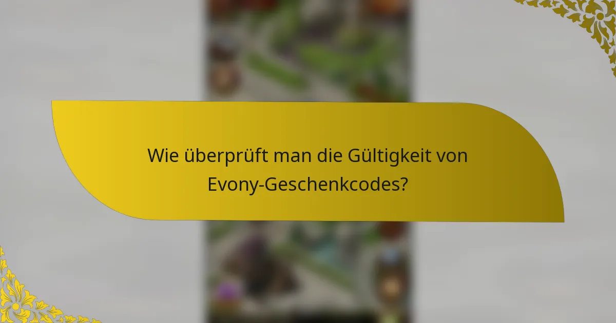Wie überprüft man die Gültigkeit von Evony-Geschenkcodes?
